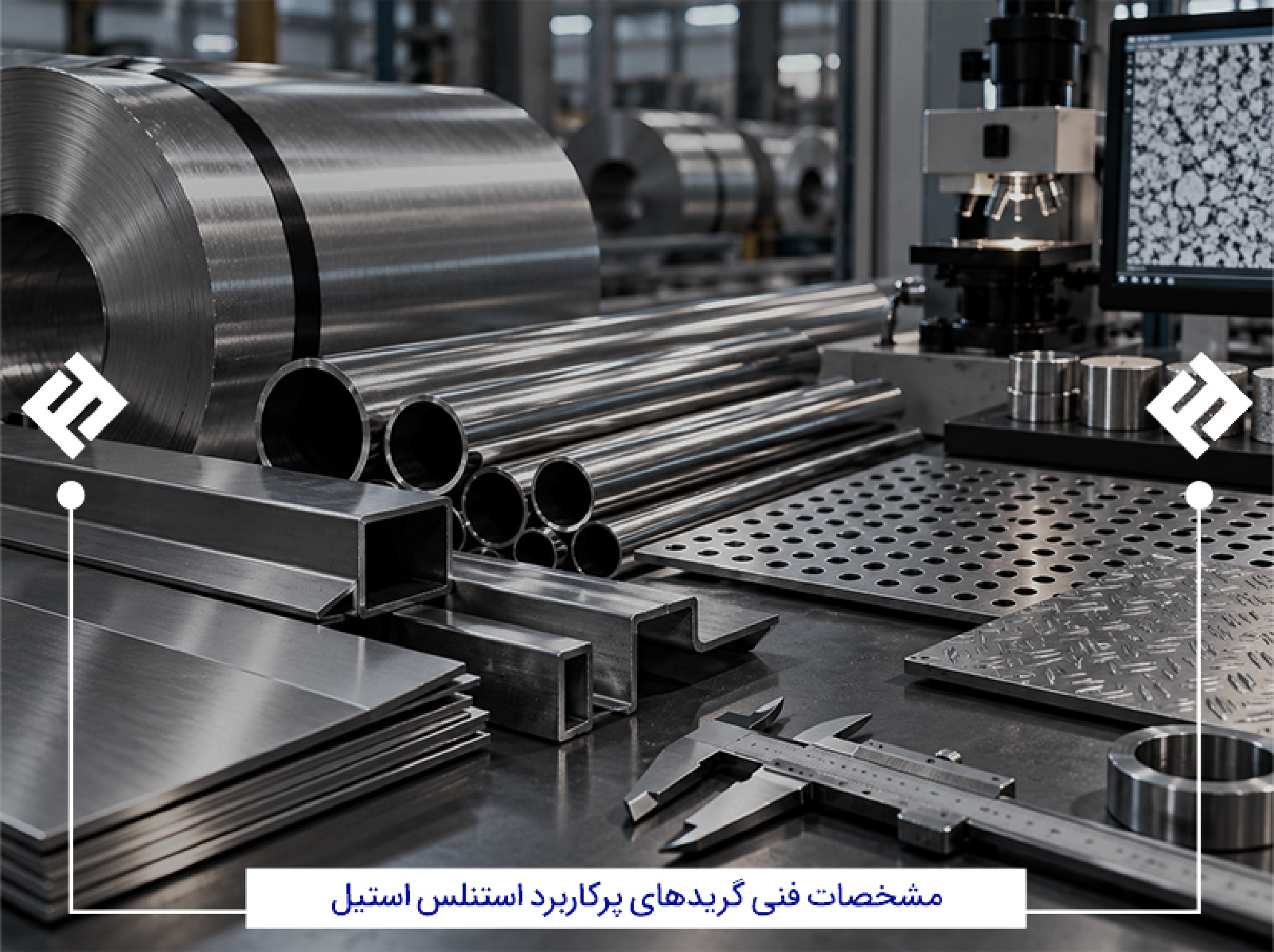 مشخصات گریدهای استنلس استیل