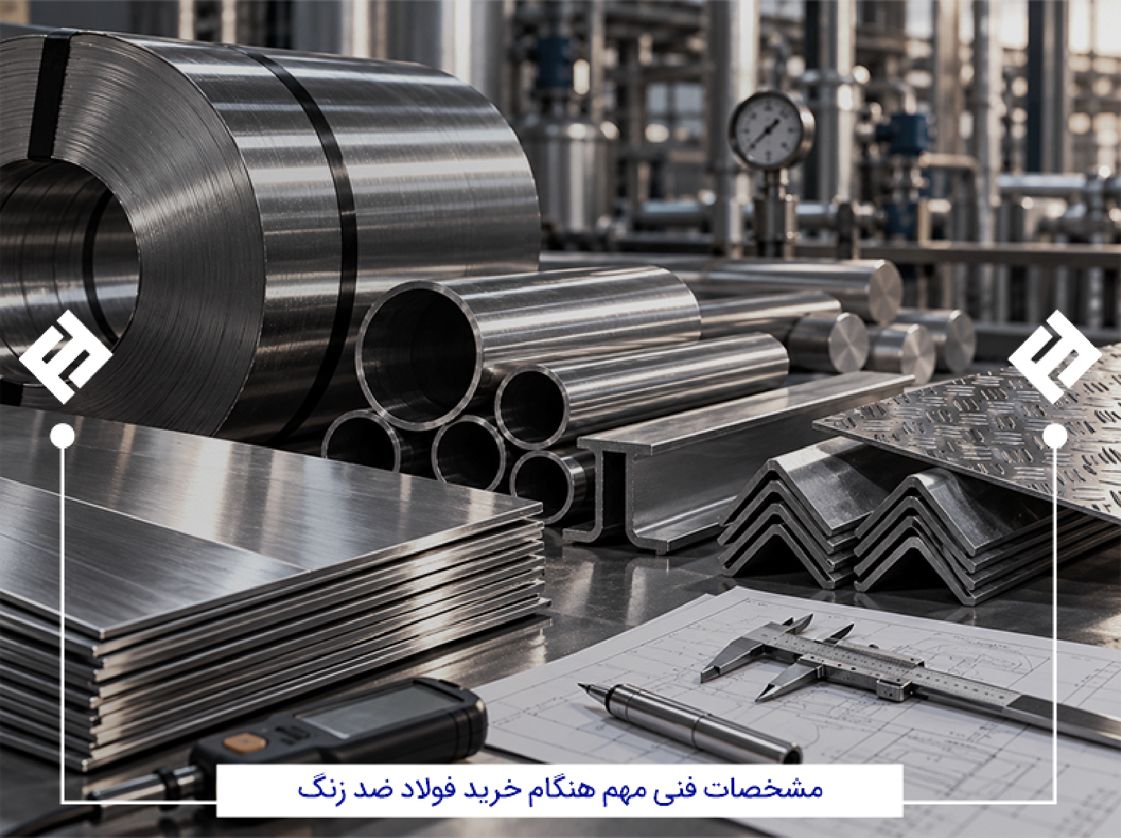 مشخصات فنی فولاد ضد زنگ