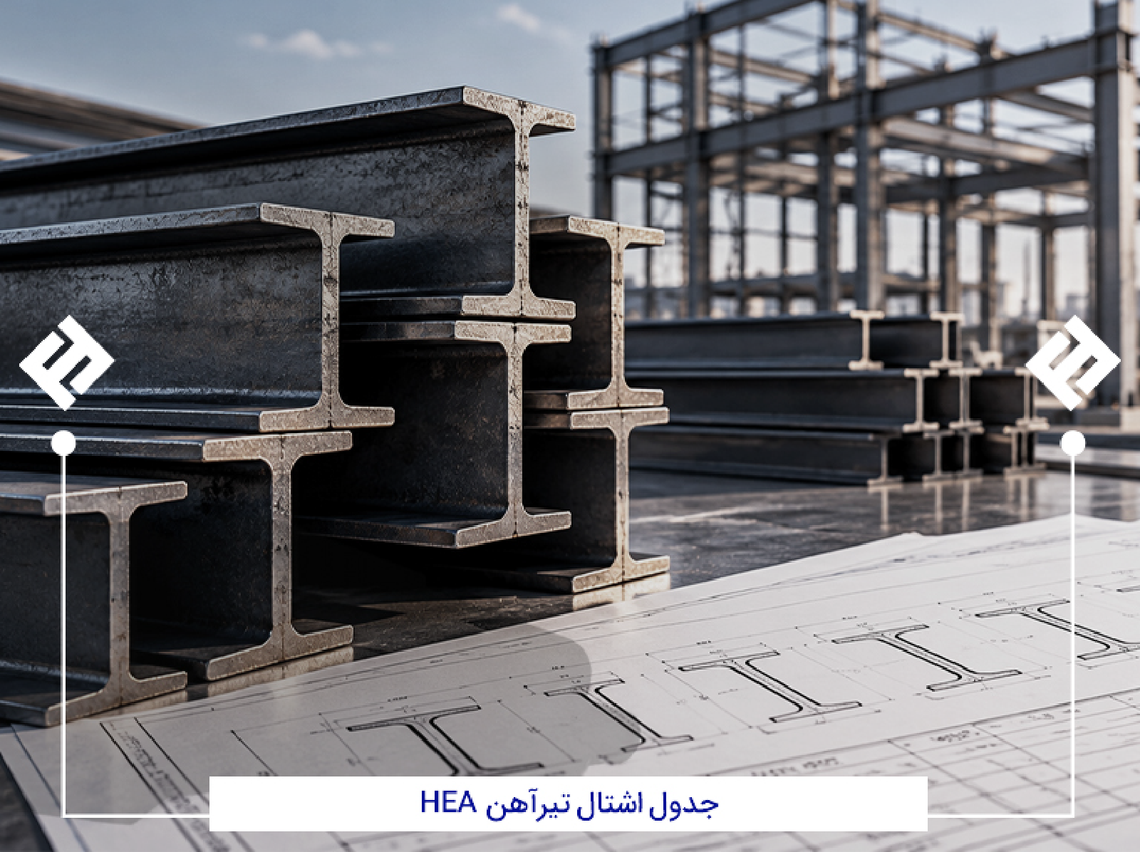 جدول اشتال تیرآهن HEA