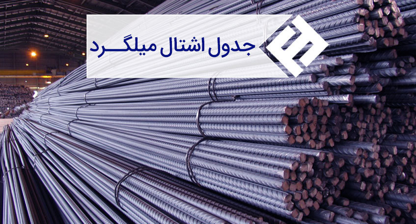 آشنایی و نحوه کار با جدول اشتال میلگرد