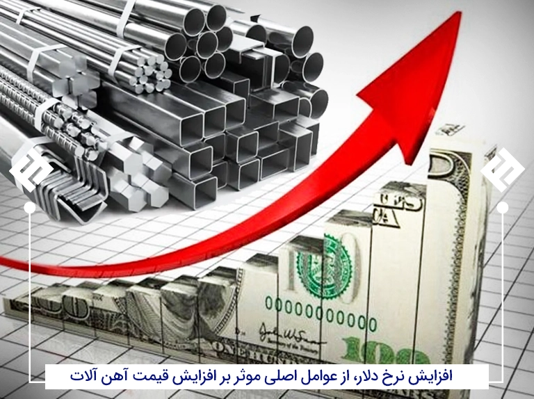 تاثیر قیمت دلار بر قیمت آهن