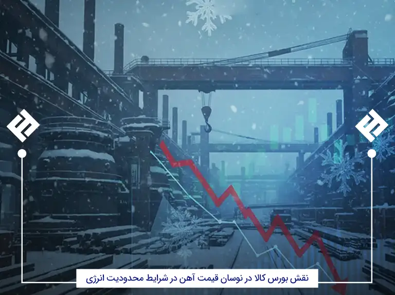 نقش بورس کالا در نوسان قیمت آهن