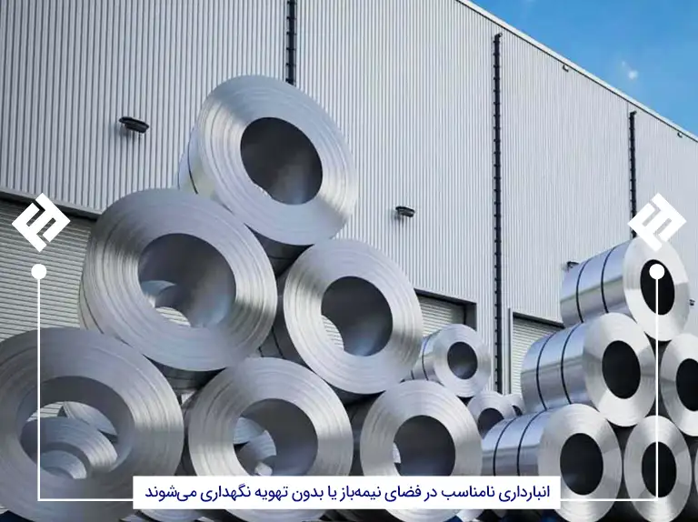 انبارداری نامناسب در بازار آهن