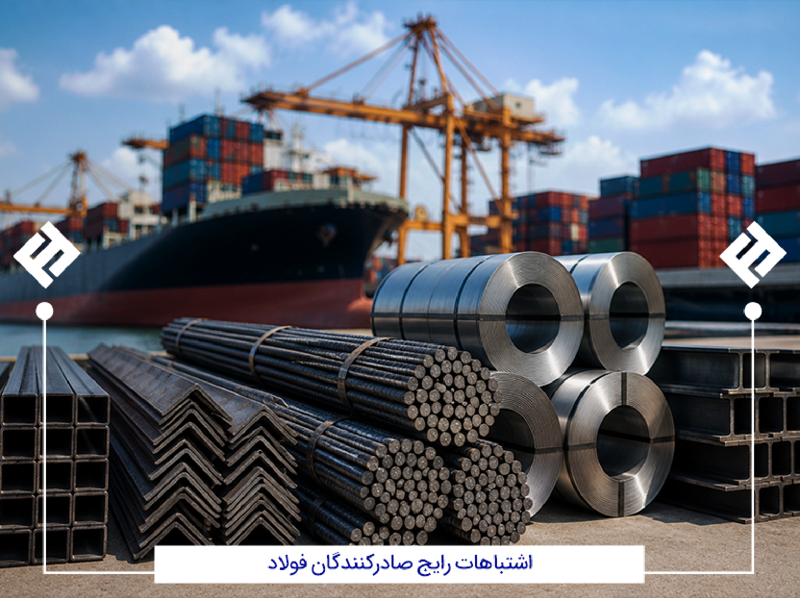 اشتباهات رایج صادرکنندگان فولاد