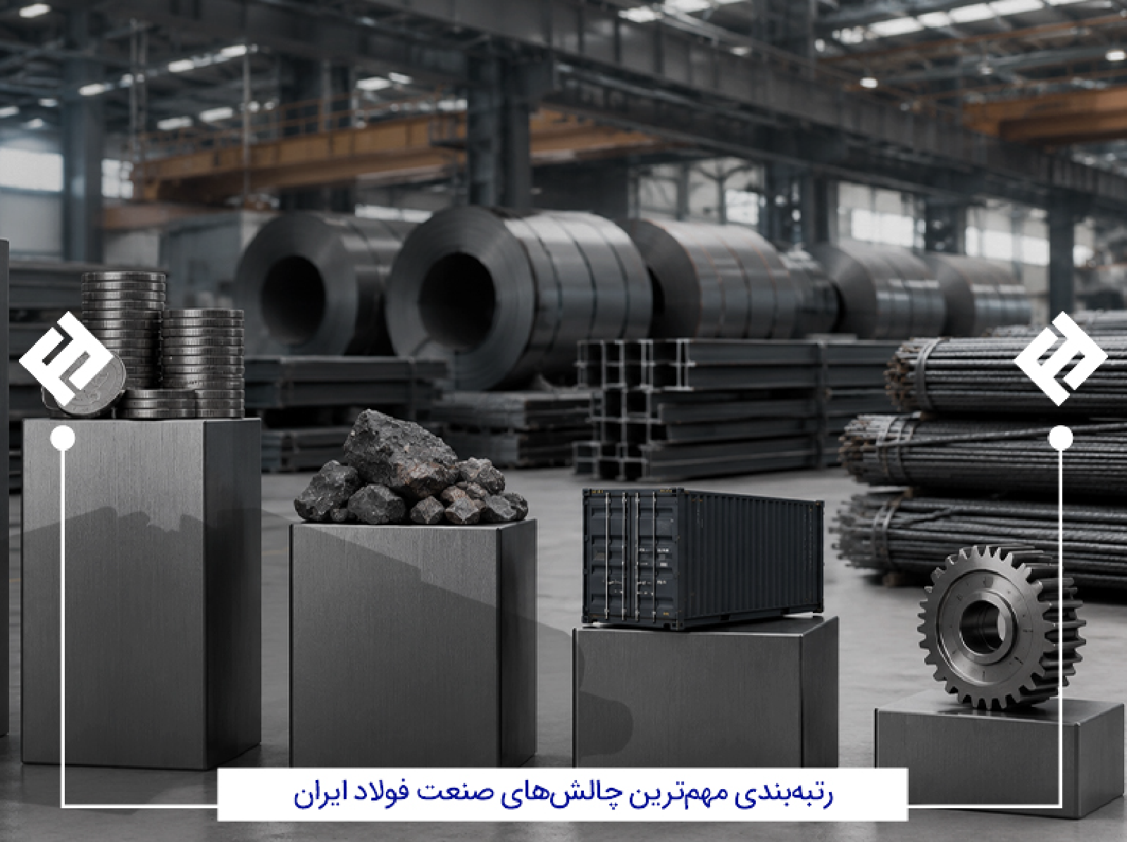 رتبه‌بندی مهم‌ترین چالش‌های صنعت فولاد ایران