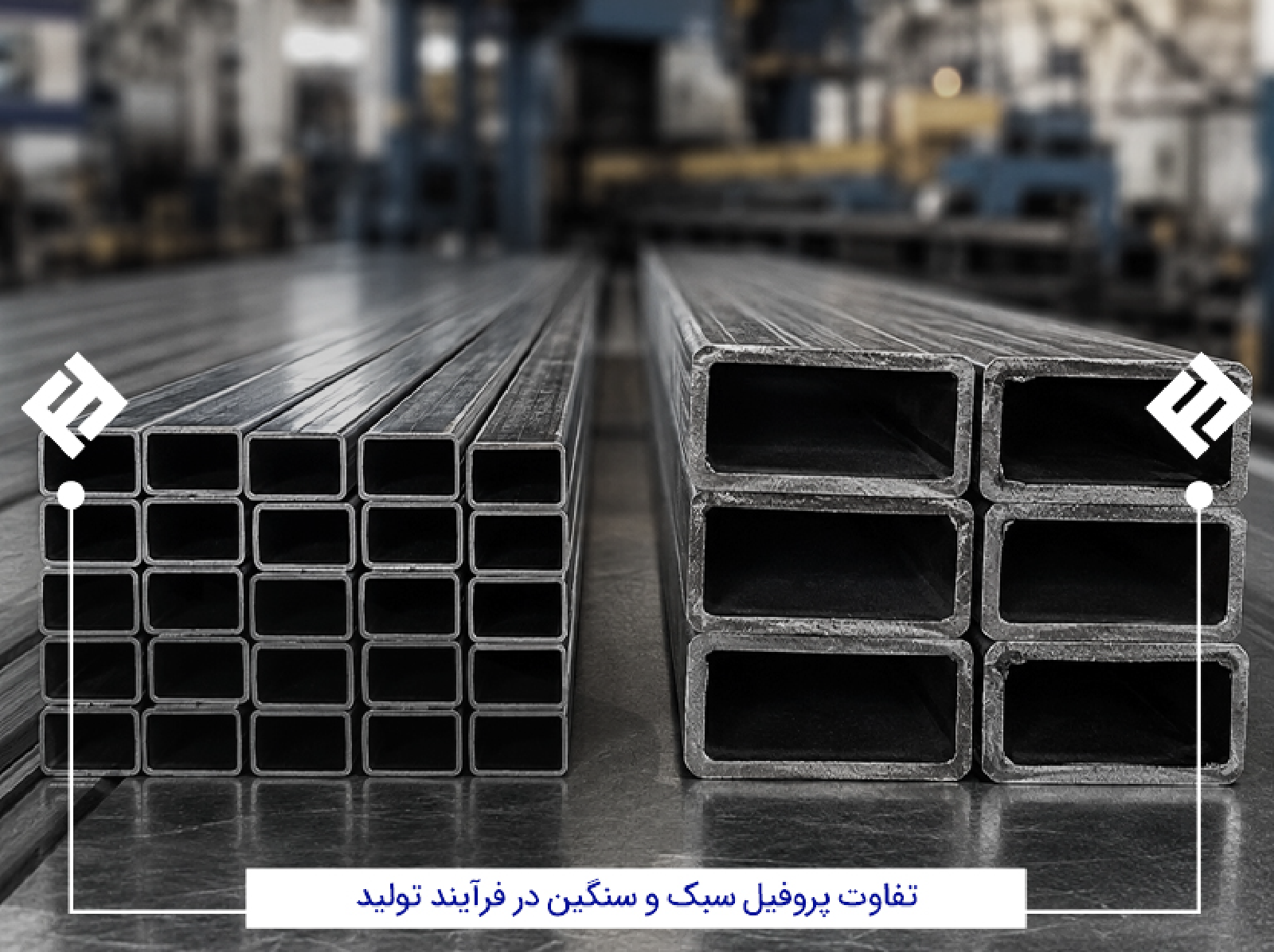 تفاوت پروفیل سبک و سنگین در فرآیند تولید