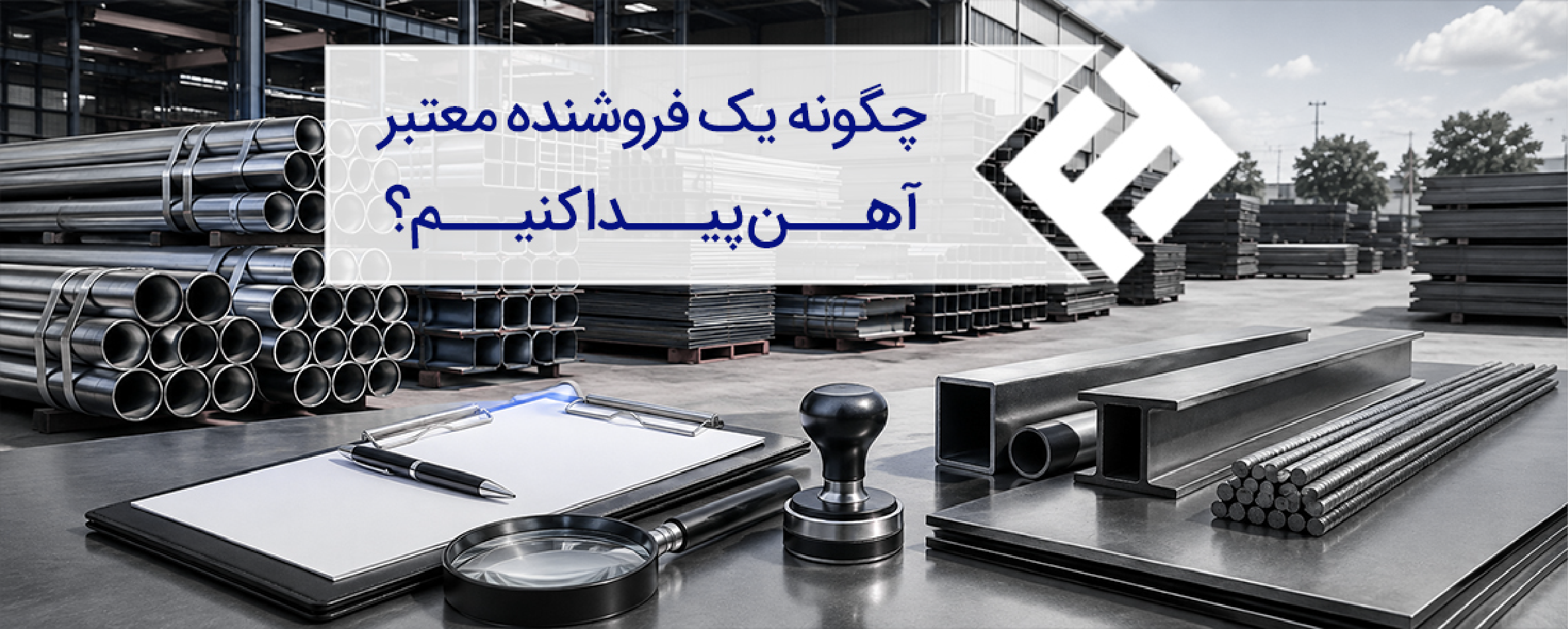 چگونه یک فروشنده معتبر آهن پیدا کنیم؟ راهنمای انتخاب و خرید مطمئن آهنآلات