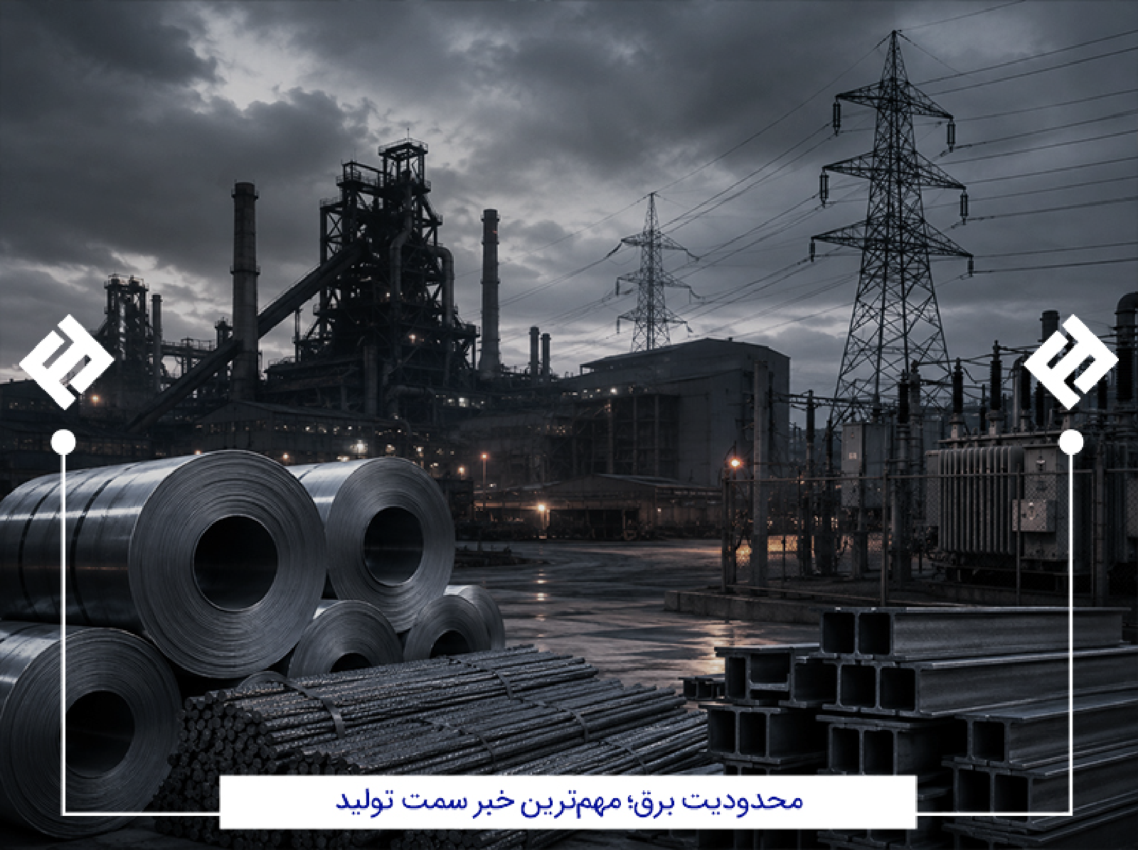 تاثیر محدودیت برق در قیمت اهن