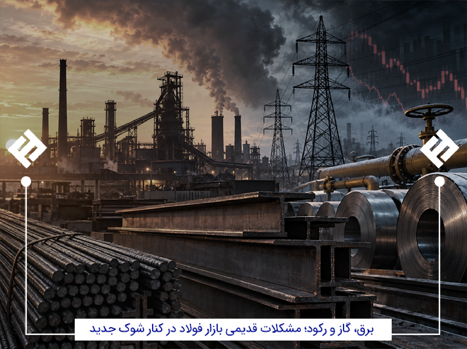 چالش برق، گاز و رکود بازار فولاد