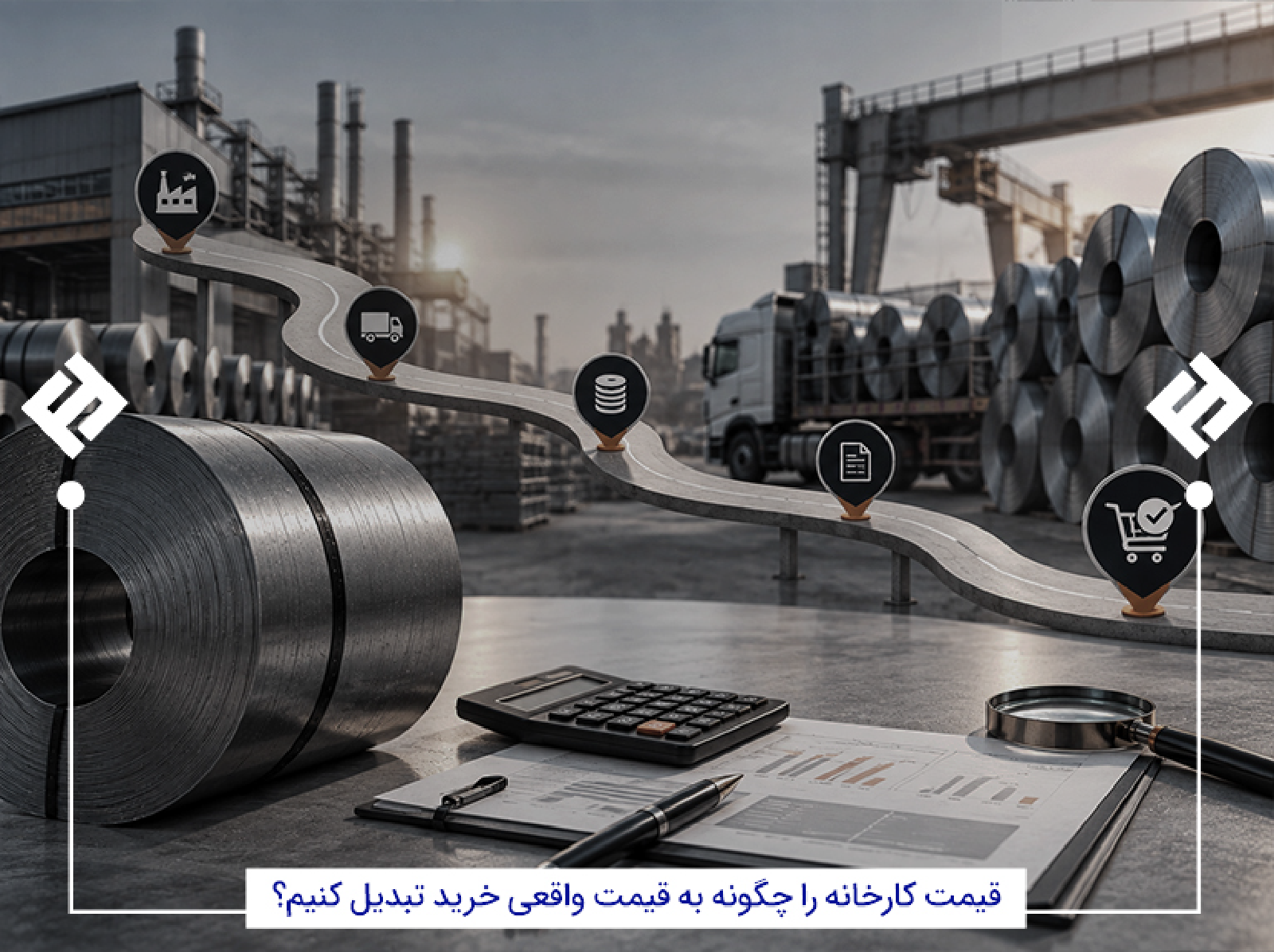 قیمت کارخانه و بازار در اهن الات