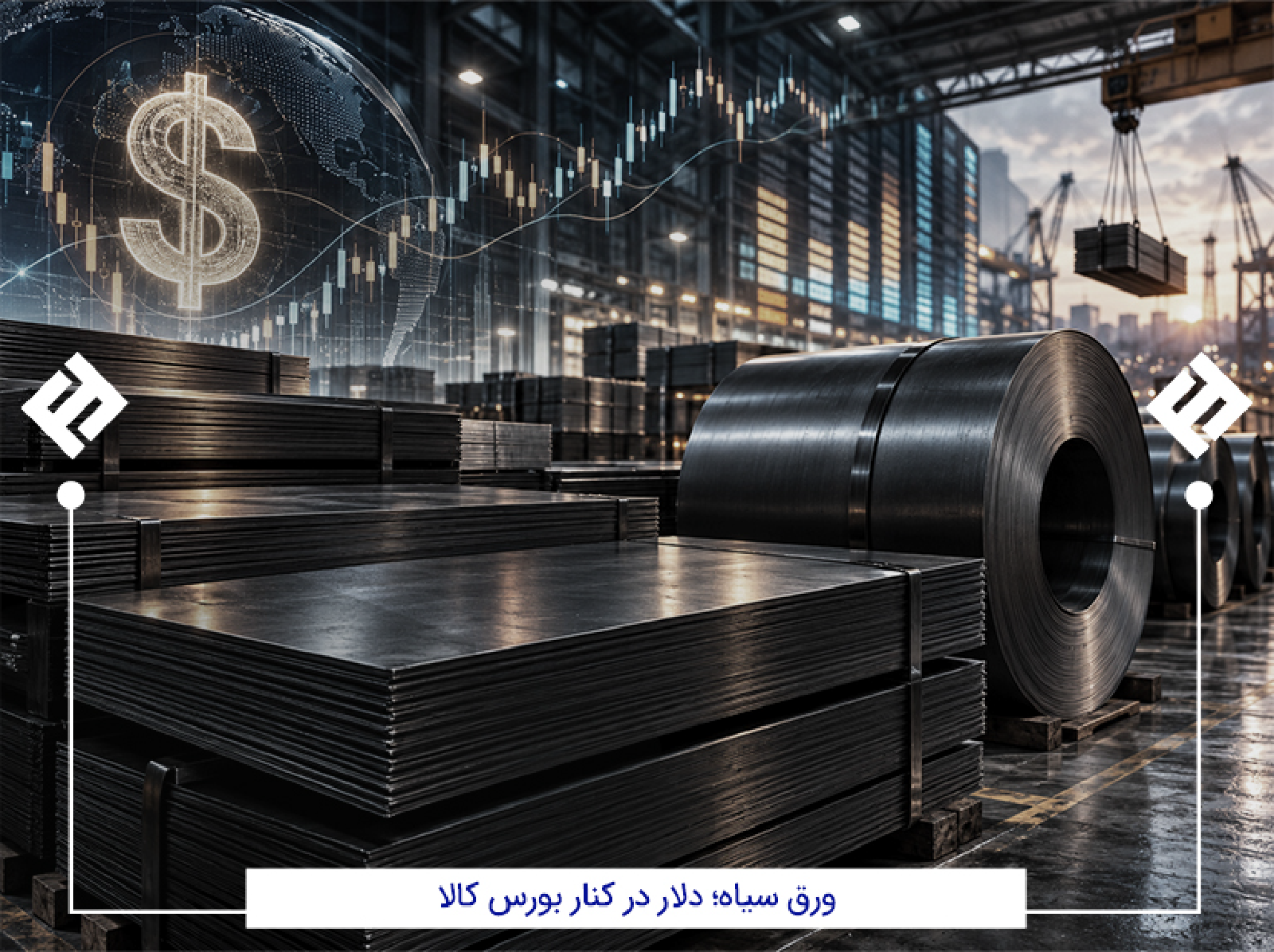 قیمت ورق سیاه؛ دلار و بورس کالا