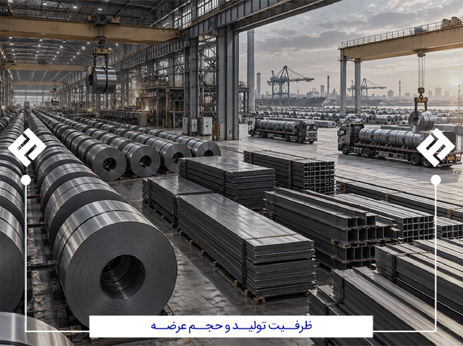 ظرفیت تولید و حجم عرضه آهن الات