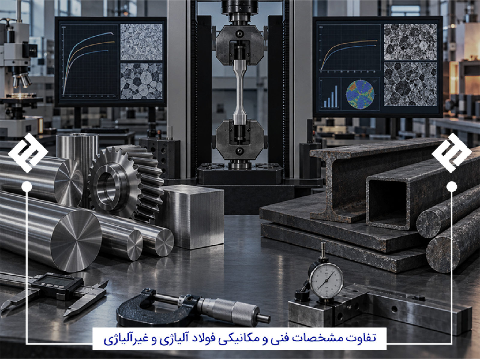 مشخصات فنی و مکانیکی فولاد آلیاژی و غیرآلیاژی
