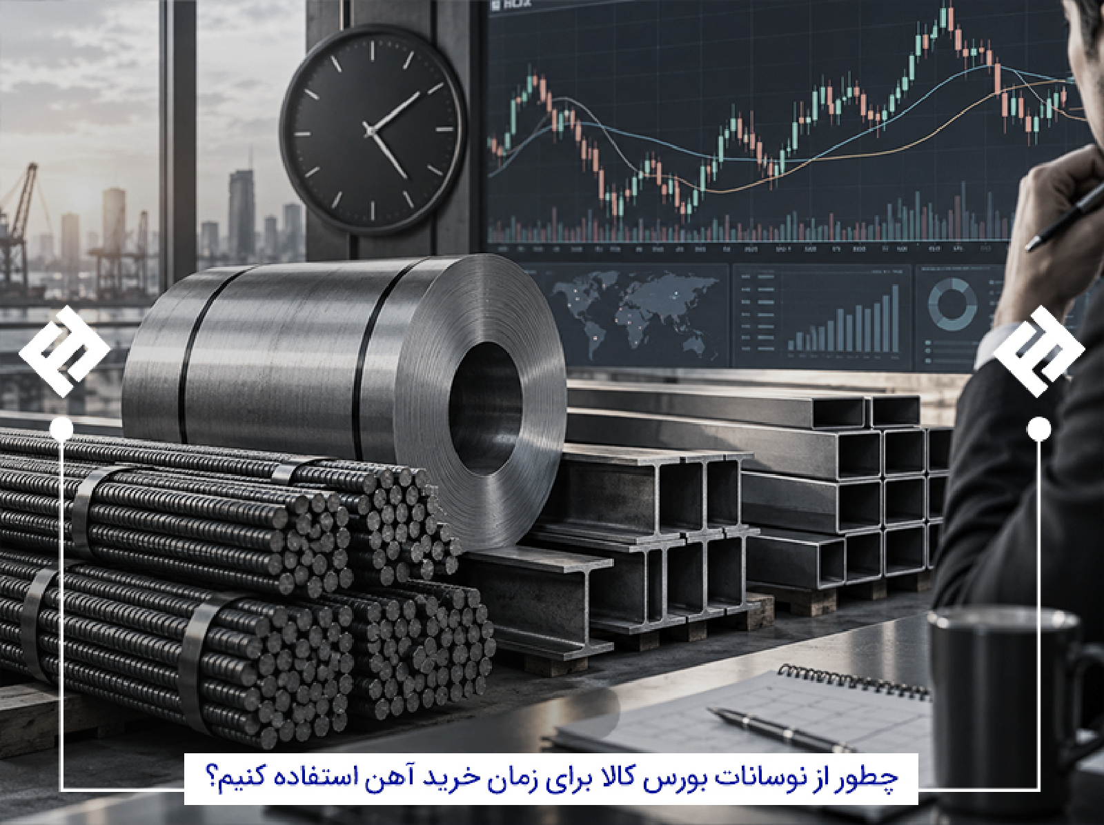 زمان خرید آهن از بورس کالا