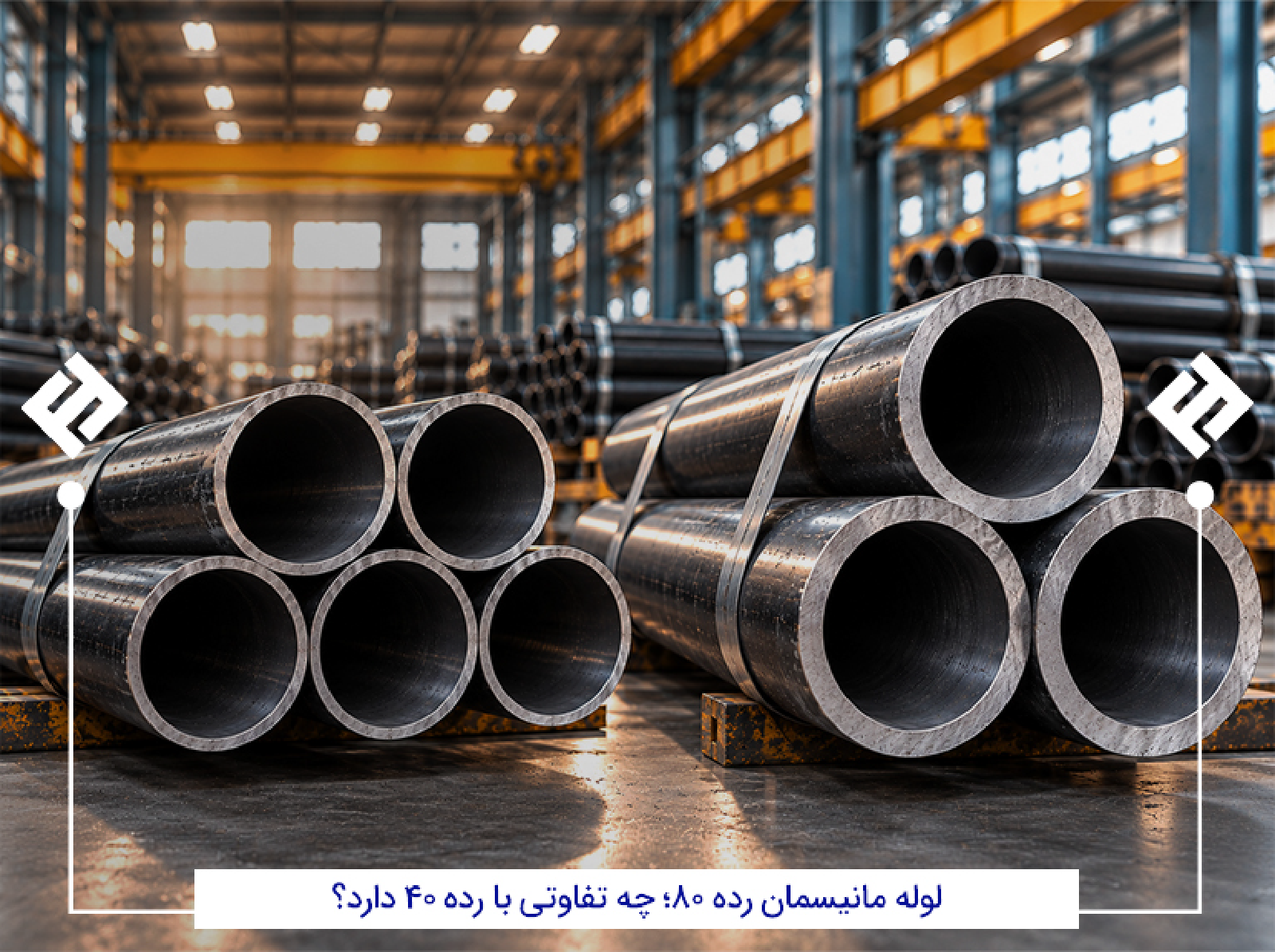 مقایسه لوله مانیسمان رده ۴۰ و ۸۰